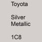 Preview: Toyota, Silver Metallic, 1C8.